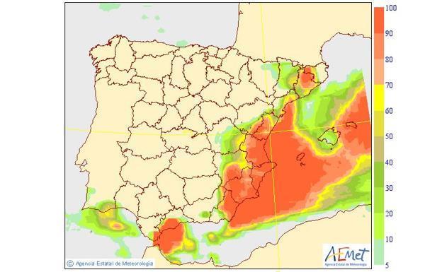 La lluvia vuelve ligeramente a la Región