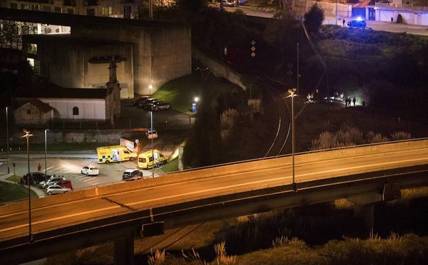 Un tren arrolla a una mujer en Galicia