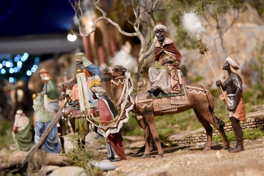 Inauguración del belén municipal de Murcia en el Palacio Episcopal