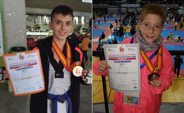 Dos taekwondistas murcianos consiguen una medalla en el Campeonato de España