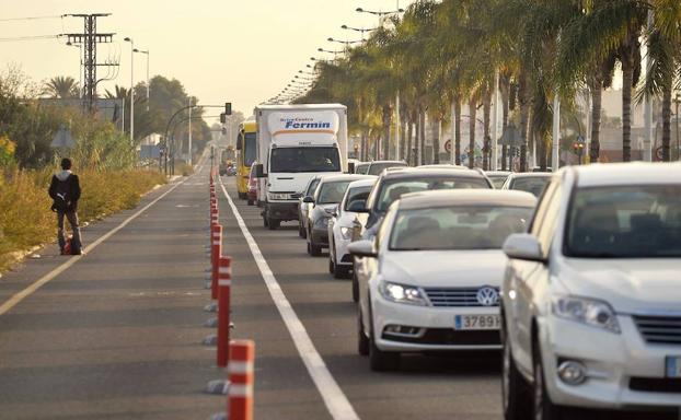 El carril bici de las grandes rondas de Murcia acaba en el Tribunal de Cuentas