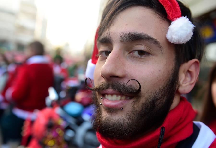 Santa Claus sobre ruedas