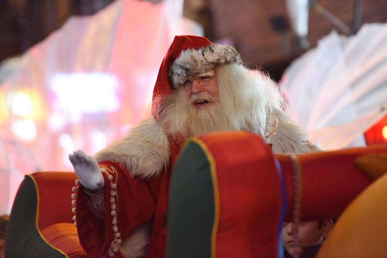 Papá Noel desembarca en Murcia