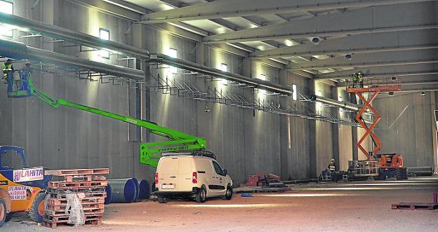 Las obras del recinto ferial se aceleran con el objetivo de albergar la próxima Sepor