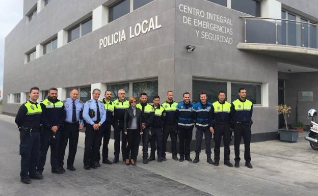 Dos policías heridos en Lorca durante la detención de un ladrón «extremadamente violento»