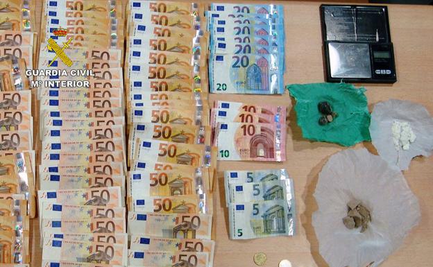 Incautadas 250 dosis de heroína y cocaína en Jumilla