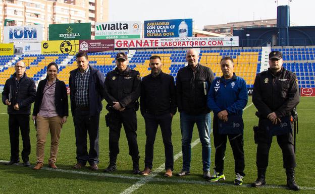 UCAM y Real Murcia organizan con la Policía la seguridad del derbi