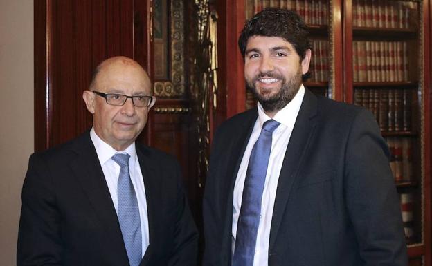 Miras reclama a Montoro la reforma urgente de la financiación: «Murcia no puede esperar»