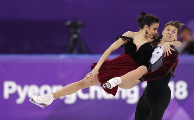 Sara Hurtado y Kirill Khaliavin finalizan en el duodécimo puesto en danza