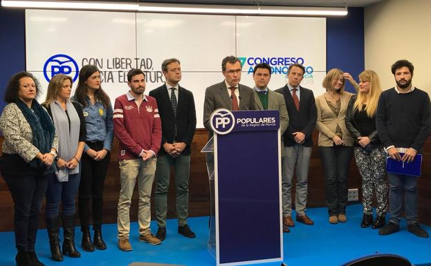 Alcaldes de Lorca, Archena, Yecla, y la portavoz regional, coordinadores del cónclave popular