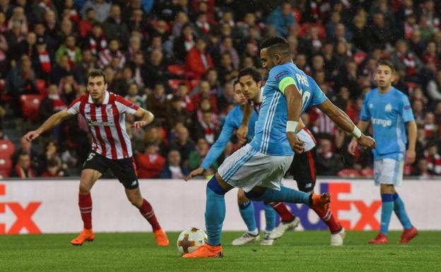 San Mamés empuja, el Athletic responde y el Marsella golpea