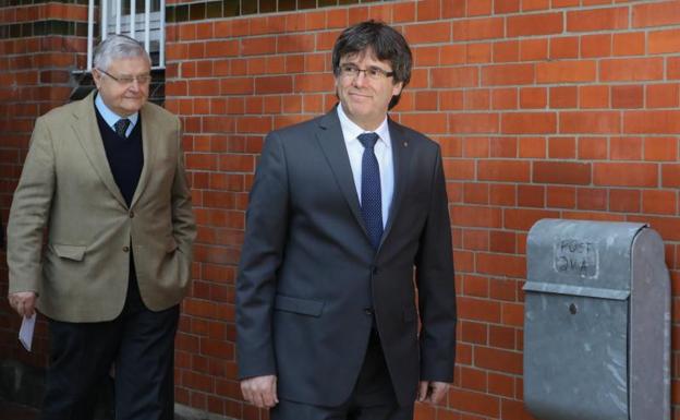 Puigdemont, en libertad: «Es una vergüenza para Europa tener presos políticos»