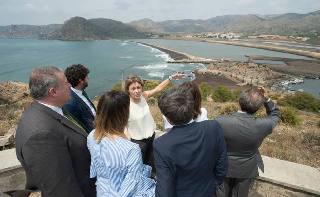 Tejerina anuncia una inversión de 33 millones para Portmán, el proyecto mas importante de restauración en España