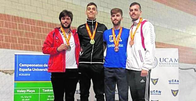 Bronce en el campeonato nacional de taekwondo