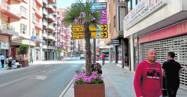 Carteles ocultos por la vegetación