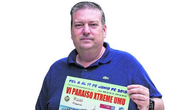 Julio González: «Lo mejor del cross son los 7 kilómetros por caminos y playas del Mar Menor»