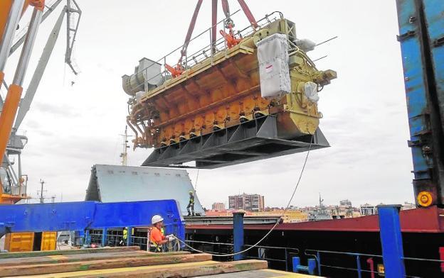 Navantia hace dos motores para un buque australiano