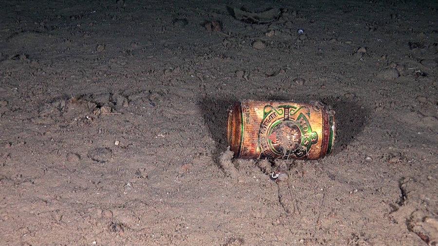 Basura marina en las profundidades