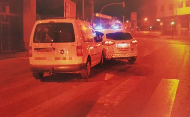 Detenido en Cartagena un conductor que chocó con un coche patrulla al huir