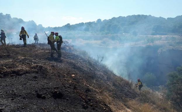 Extinguido un incendio en Barqueros