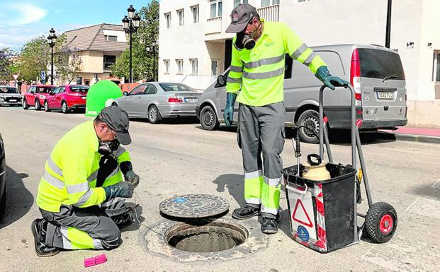 Aconsejan tapar los desagües en Lorquí para evitar que los insectos huyan por las fumigaciones