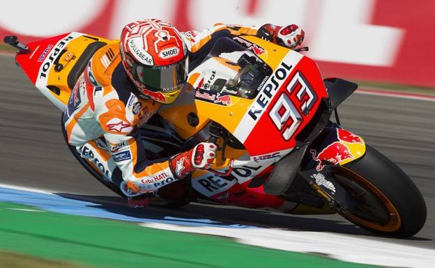 Sachsenring: el corral de Márquez