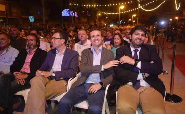 Pablo Casado celebra las fiestas de Sangonera