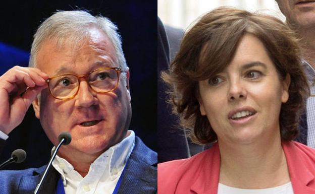 Valcárcel pide una lista unitaria liderada por Sáenz de Santamaría