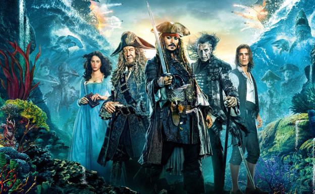 Javier Bardem y Johnny Depp, piratas