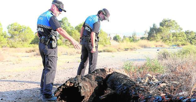 El blindaje policial del entorno del castillo deja al pirómano sin poder actuar