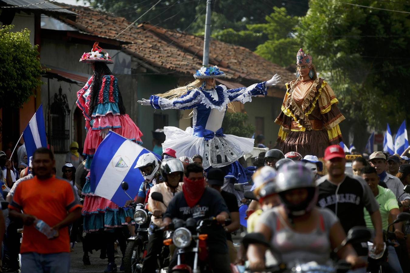 Marcha de la burla en Nicaragua