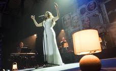 Actuación de Diana Navarro y Miguel Ortega en el Cante de las Minas