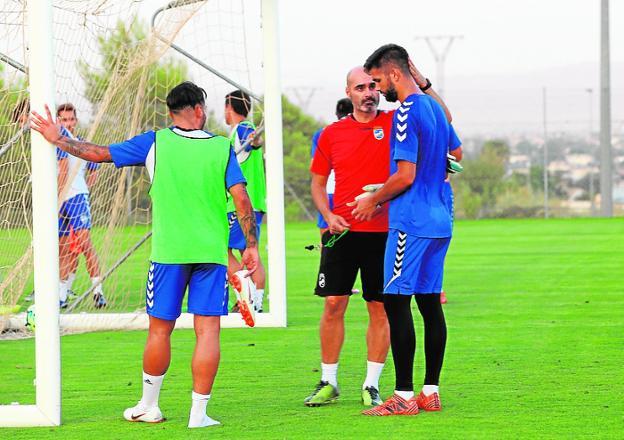 Primera sesión del nuevo Lorca FC de Tato