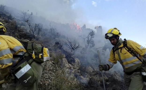 La mano del hombre está detrás de más de la mitad de los incendios forestales en la Región