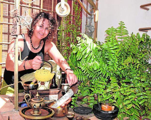 Druida con caracolillos