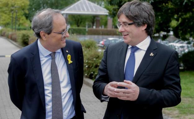 Torra y Puigdemont exigen «hechos» inmediatos a Sánchez