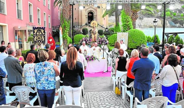 Celebraciones marianas en el balneario