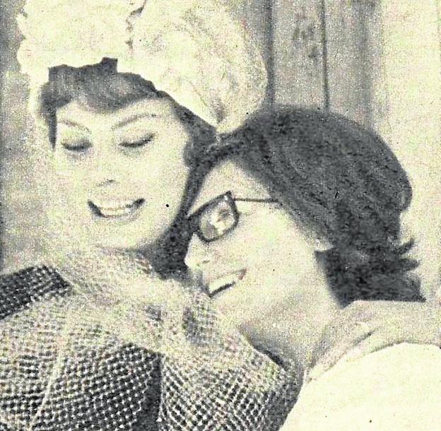 La periodista murciana que encandiló a Sofía Loren