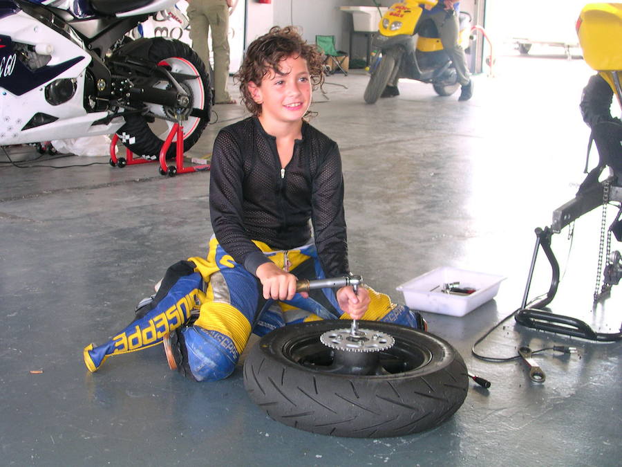 La historia de una campeona de motociclismo, en imágenes
