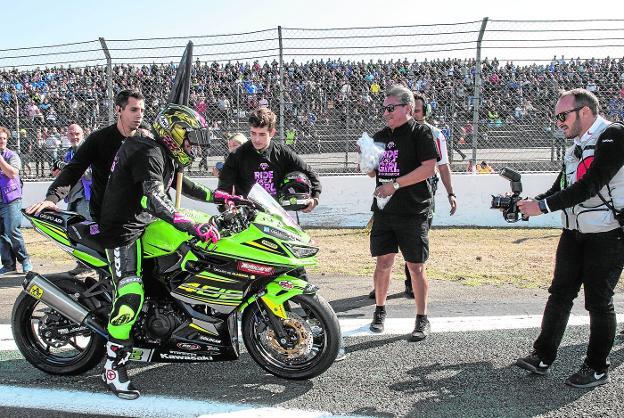 Ana cumple su sueño en Magny-Cours