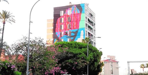 El rostro del barrio de La Paz toma forma y estará listo el domingo
