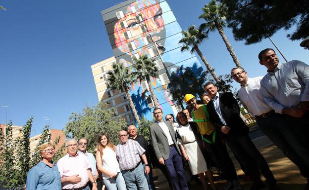 Un grafiti de récord en La Paz