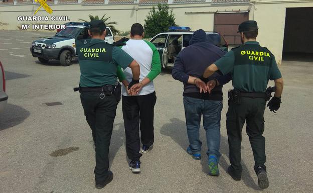 Detenidos dos vecinos de Albudeite por varios robos en zonas rurales de Archena y Librilla
