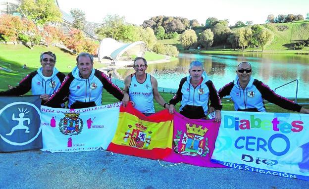 Cinco atletas cartageneros, en la maratón de Múnich