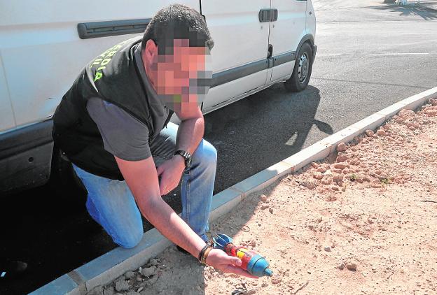 Desalojan la planta de residuos de Lorca por una granada