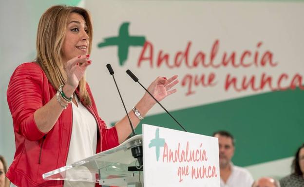 Susana Díaz: «Yo no soy de Murcia; contesto a todas las preguntas»