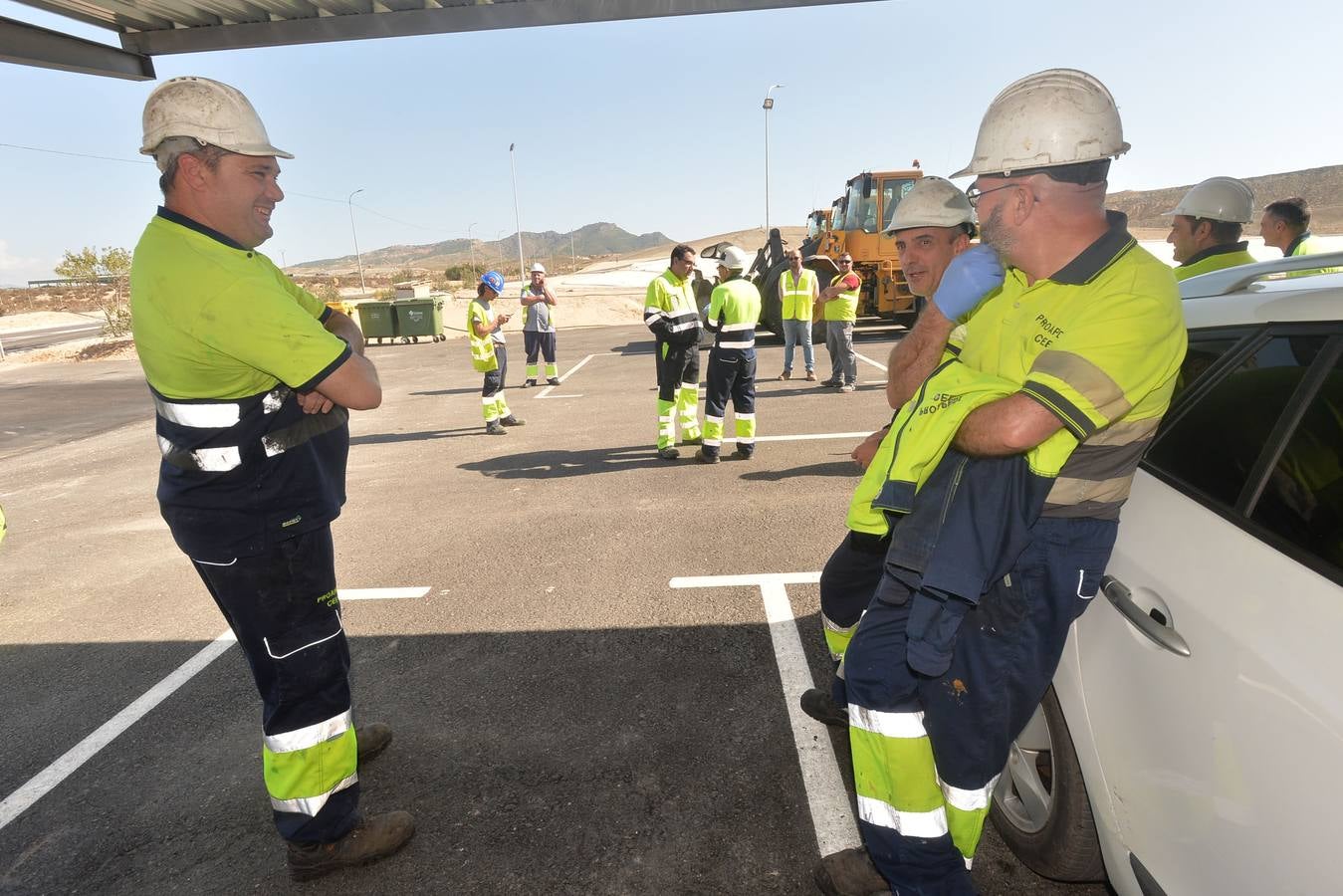 Desalojan la planta de residuos de Lorca por una granada