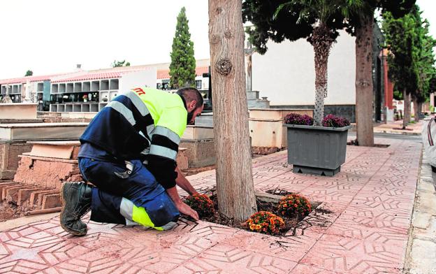 Los camposantos habilitan parkings y buses para recibir a miles de vecinos