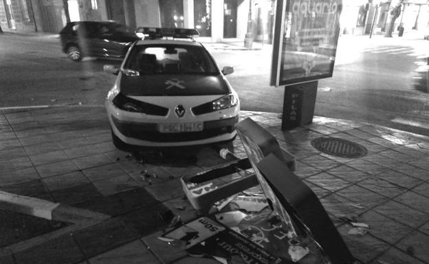 Dos guardias civiles heridos en un accidente en Loz Alcázares