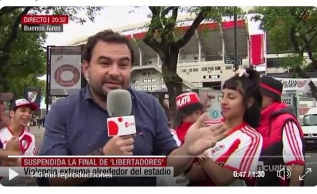 La bochornosa conexión en directo de un reportero de Noticias Cuatro ... La bochornosa conexión en directo de un reportero de Noticias Cuatro ...